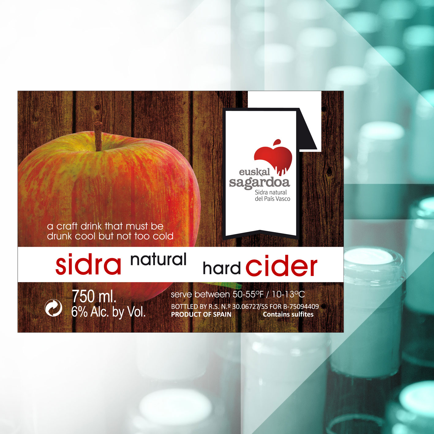 Cider with Designation of Origin Euskal Sagardoa